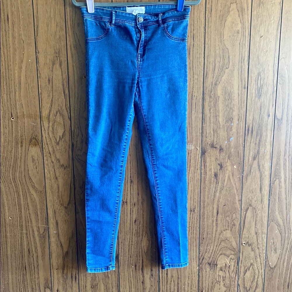 Mango Blue Jane Jeggings Jeans Classic Denim